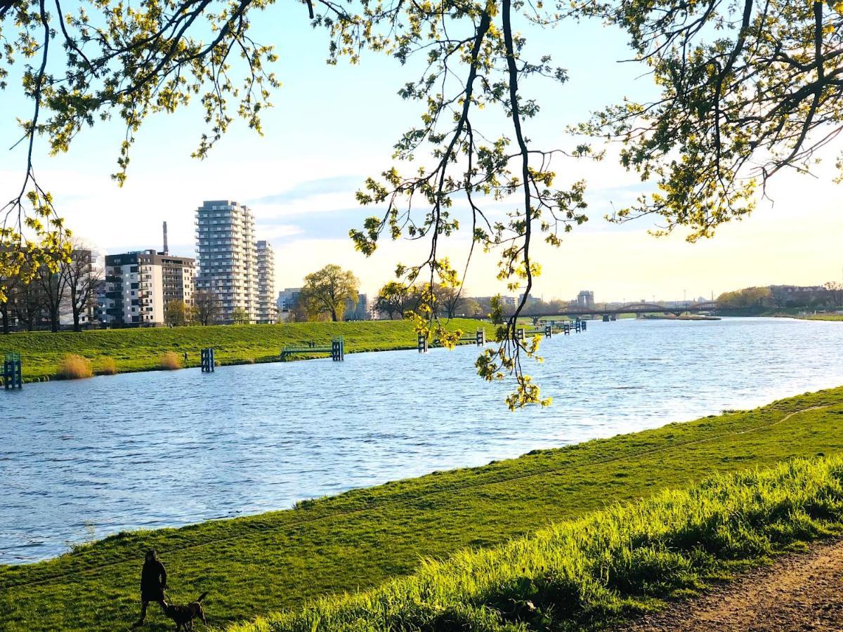Apartament Z Tarasem I Widokiem Na Odre Вроцлав Екстериор снимка